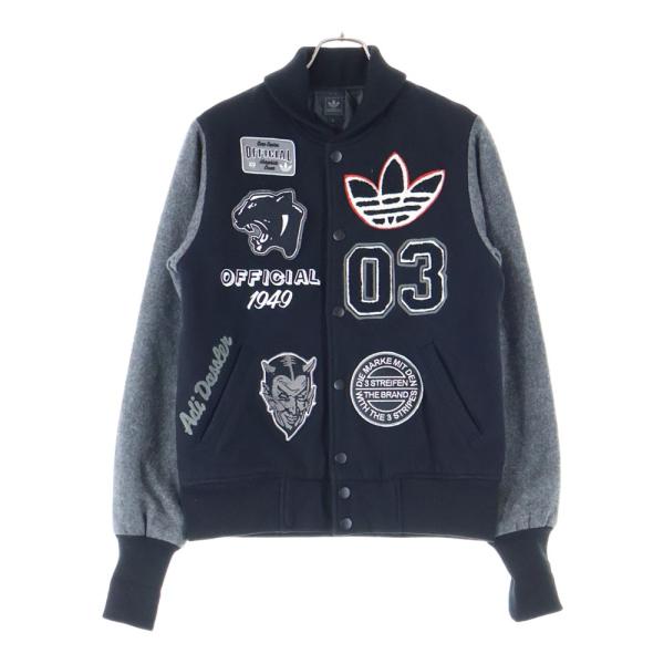 adidas（アディダス） ST STADIUM JACKET ウール ワッペン スタジアム