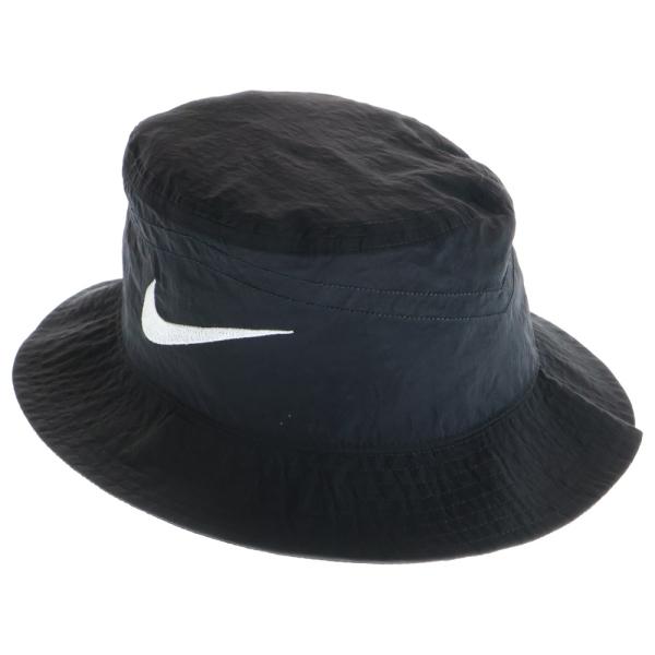 NIKE（ナイキ） ×STUSSY 20SS ロゴ刺繍 ナイロン バケットハット