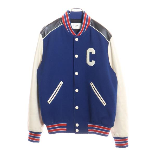 CELINE（セリーヌ） 22SS Classic Wool Teddy Jacket Cワッペンロゴ