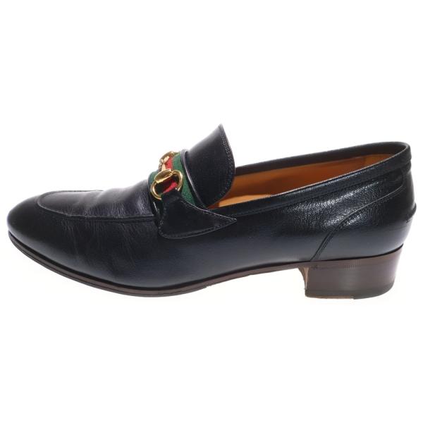 GUCCI（グッチ） ホースビットローファー シェリーライン ブラック