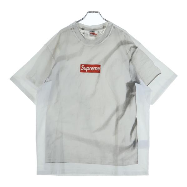 新品未開封 24ss Supreme × メゾンマルジェラ × Hanes S Supreme（シュプリーム） 24SS ×MM6 Maison Margiela Box Logo Tee