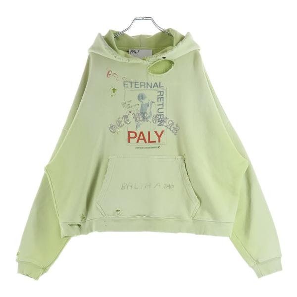 パリーハリウッド 25AW ペイント ワッペン プルオーバーパーカーメンズ 2oSVC2JtcWGL.jpg?width=768