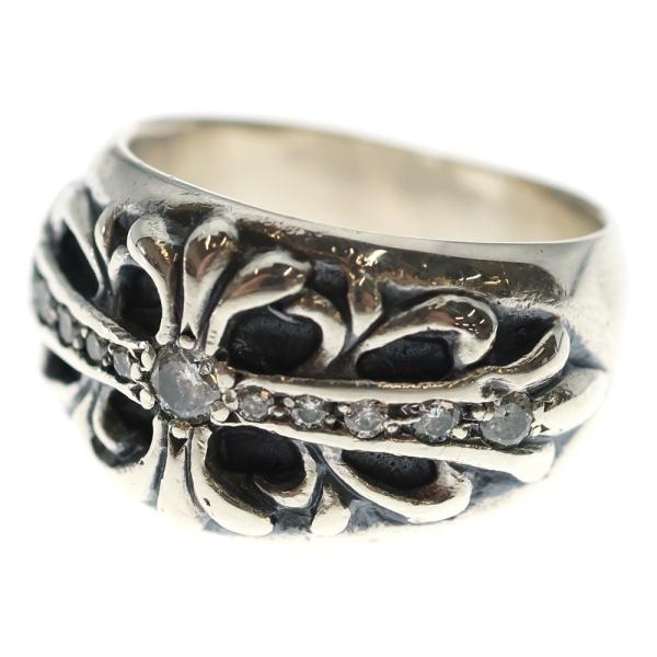 CHROME HEARTS（クロムハーツ） FLRL CRS DMNDフローラルクロス リング