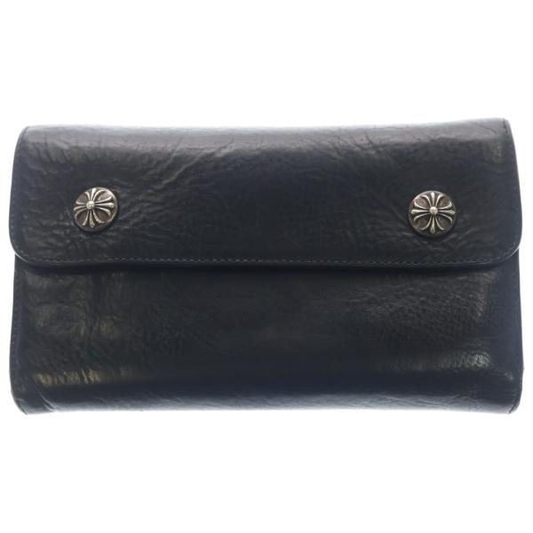 CHROME HEARTS（クロムハーツ） WAVE ウェーブ レザーウォレット 財布