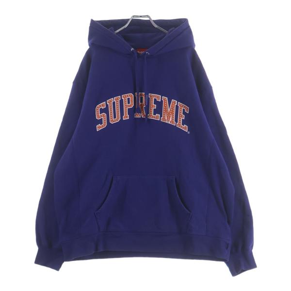 SUPREME シュプリーム 21SS Hearts Arc Hooded Sweatshirt ハートアーチロゴ プルオーバーパーカー スウェットフーディ パープル Supreme（シュプリーム） 21SS Hearts Arc Hooded Sweatshirt ハート
