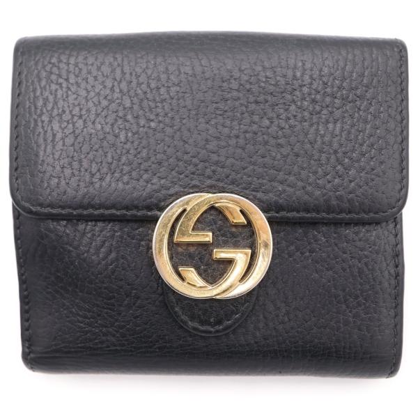 GUCCI（グッチ） インターロッキングG コンパクトウォレット 二つ折り