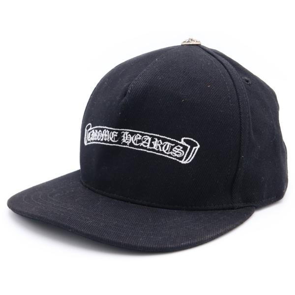 クロムハーツキャップ　スクロールロゴ　国内正規品 CHROME HEARTS（クロムハーツ） CH SCROLL CAP スクロール刺繍