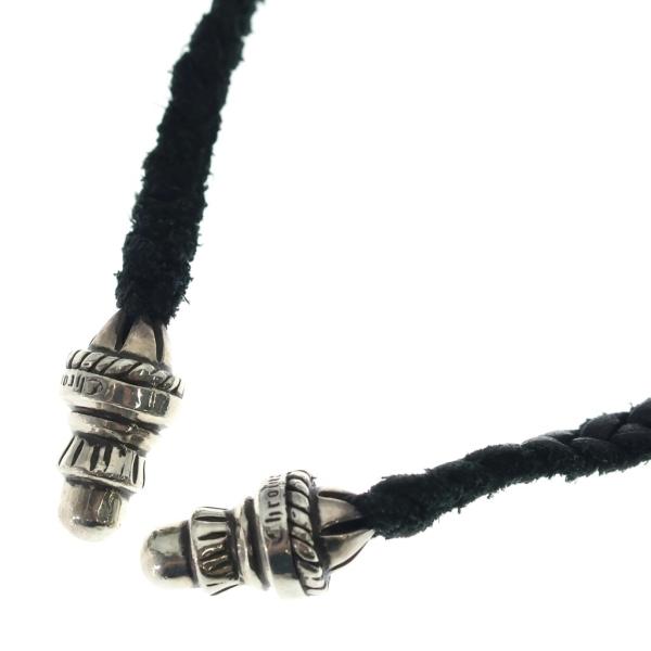 CHROME HEARTS（クロムハーツ） LEATHER BRAID ネックレス レザー
