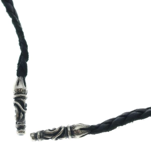 CHROME HEARTS（クロムハーツ） LEATHER BRAID SCROLL ネックレス