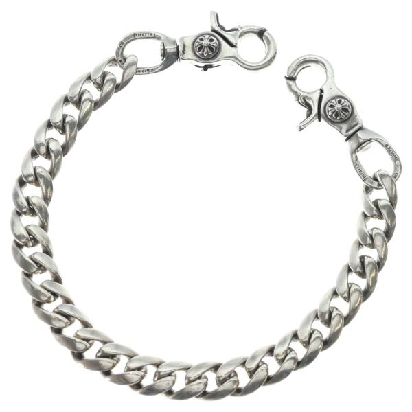CHROME HEARTS クロムハーツ CLASSIC SHORT-T/ 2クリップショートクラシック ウォレットチェーン シルバー BCA068