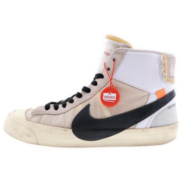 NIKE ナイキ ×OFF-WHITE THE 10 BLAZER MID AA3832-100 オフ NIKE ナイキ ×OFF-WHITE THE 10 BLAZER MID AA3832-100 オフ