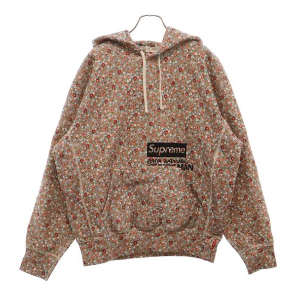 SUPREME シュプリーム 21AW×JUNYA WATANABE COMME des GARCONS MAN Hooded Sweatshirt ジュンヤワタナベ コムデギャルソンマン ロゴプリント スウェット プルオーバーパーカー shopbring_3725d120024