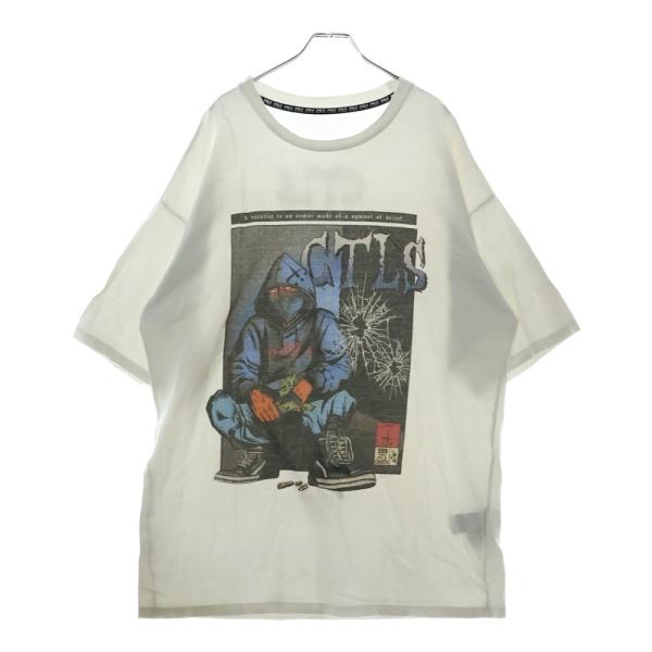 カタリスト　cvtvlist tシャツ CVTVLIST』カタリスト (2) ラッパープリント 半袖BIG Tシャツ - メルカリ