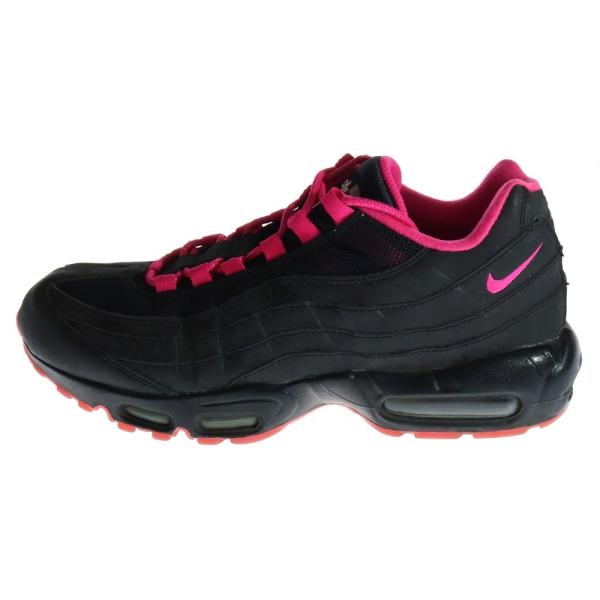 NIKE ナイキ AIRMAX 95 ID 818592-993 エアマックス95 ローカットスニーカー ブラック/ピンク US9.5/27.5cm