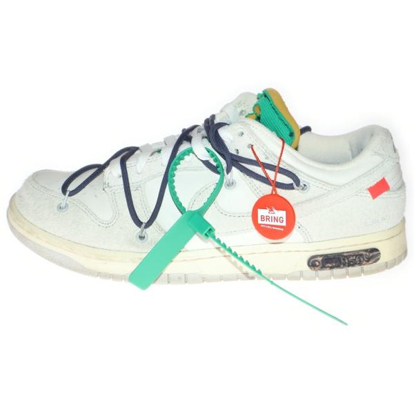 NIKE ナイキ ×OFF-WHITE DUNK LOW LOT20 DJ0950-115 オフホワイト  