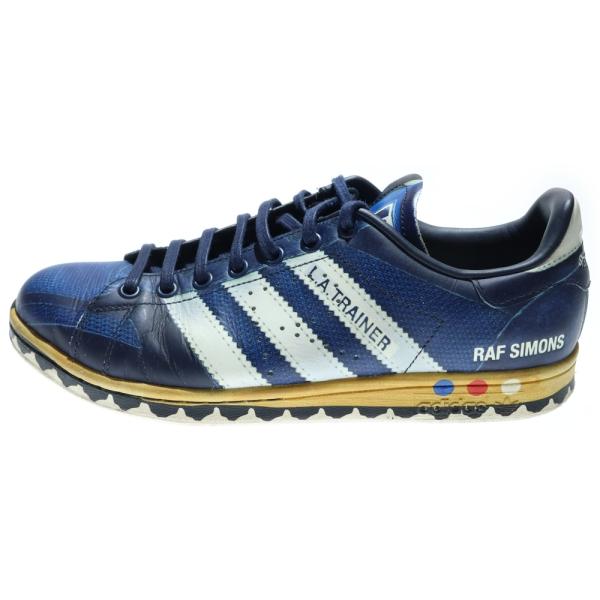 アディダス ×Stan Smith LA EE7951 ラフ・シモンズ スタンスミス LAトレーナー ローカットスニーカー US9/27.0cm ブルー