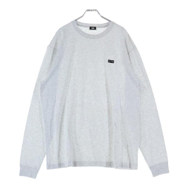KITH（キス） フロントロゴワッペン コットン ロングスリーブ クルー