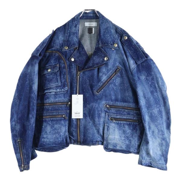 FACETASM（ファセッタズム） 24AW KR-JK-M08 ハイブリーチ加工 デニム