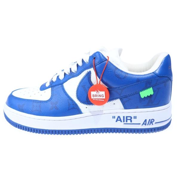 ルイヴィトン ×AIR FORCE 1 LOW BY VIRGIL ABLOH 1A9VAO ナイキ エアフォース1 ローカットスニーカー US7.5/25.5cm