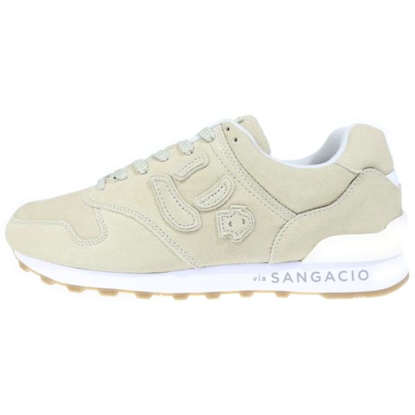 Sangacio サンガッチョ にゅ〜ず スウェード モスグレー ローカット 