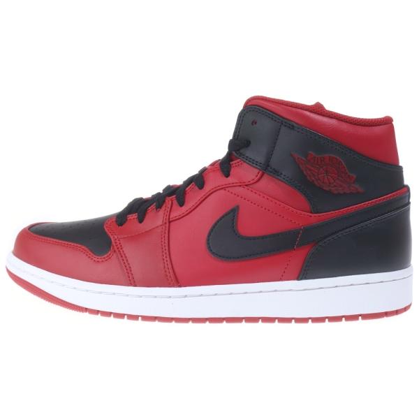 ナイキ AIR JORDAN 1 MID REVERCE BRED エアジョーダン1 ミッド リバースブレッド ミドルカットスニーカー US12.5/30.5cm 554724-660