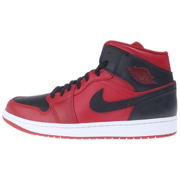 ナイキ AIR JORDAN 1 MID REVERCE BRED エアジョーダン1 ミッド リバースブレッド ミドルカットスニーカー US12.5/30.5cm 554724-660