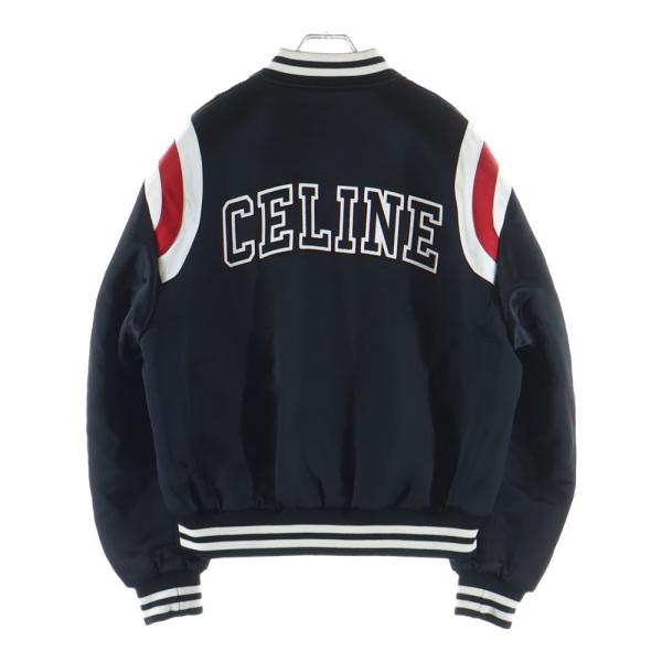 CELINE ジャケット CELINE（セリーヌ） Blouson Jacket Cパッチサテンスタジアム