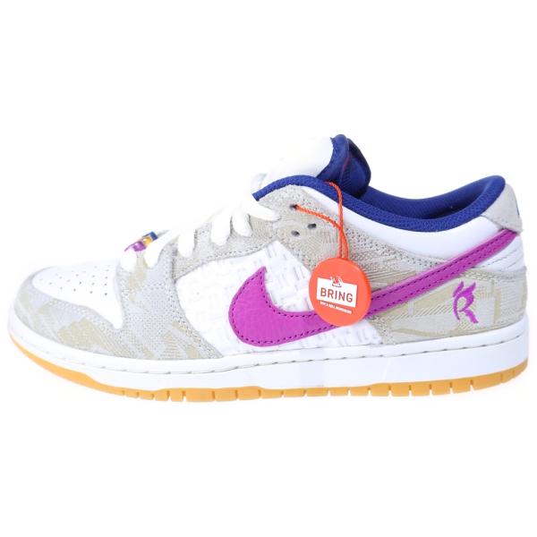ナイキエスビー ×RAYSSA LEAL DUNK LOW PRM RL PURE PLATINUM FZ5251-001 ライッサ レアウ ダンク ローカットスニーカー US7/25.0cm