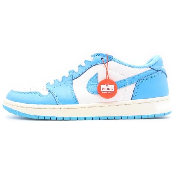 ナイキエスビー AIR JORDAN 1 LOW QS UNC CJ7891-401 エアジョーダン1 ノースカロライナ ローカットスニーカー US9/27.0cm ブルー/ホワイト
