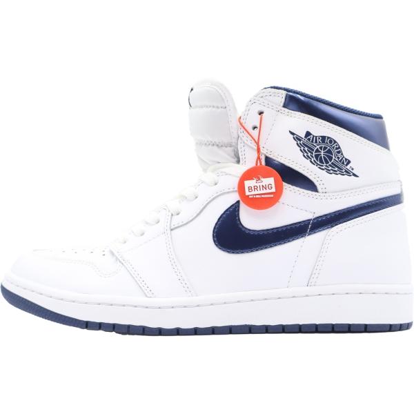 ナイキ AIR JORDAN 1 RETRO HIGH OG METALLIC NAVY 555088-106 エアジョーダン1 マジスティック レトロハイカットスニーカー US10/28.0cm