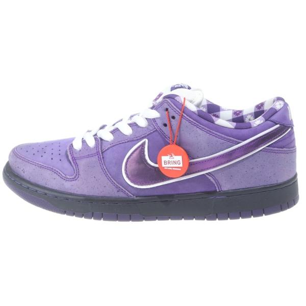 ナイキエスビー ×コンセプツ DUNK LOW BV1310-555 ダンク パープルロブスター スペシャルボックス ローカットスニーカー