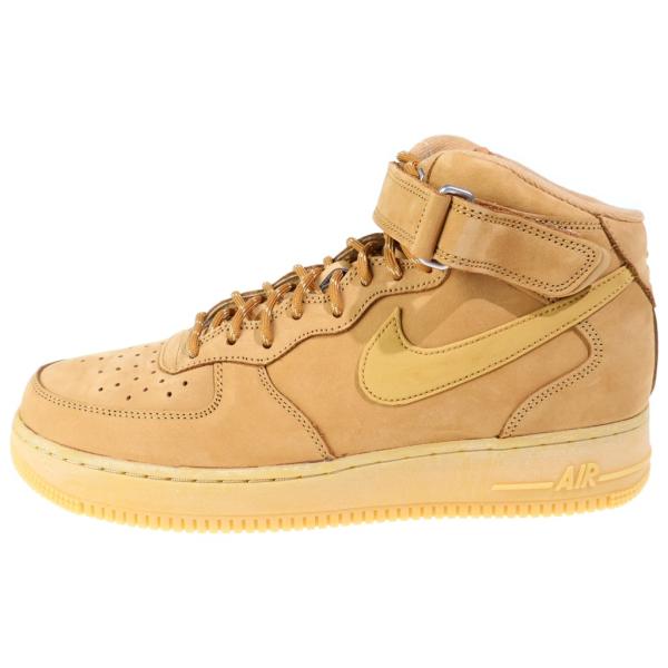NIKE ナイキ AIR FORCE 1 MID FLAX DJ9158-200 エアフォース1 フラックス ミッドカットスニーカー US10.5/28.5cm ブラウン