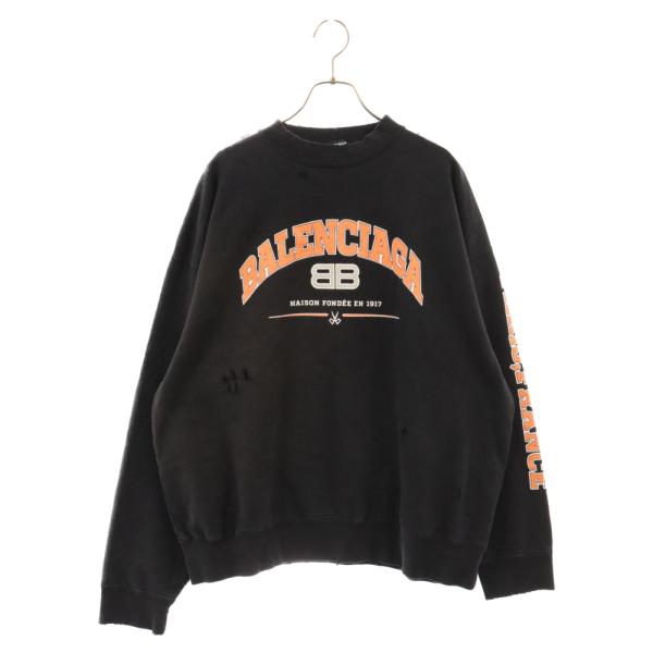 BALENCIAGA バレンシアガ REGULAR CREWNECK SWEAT SHIRTS BALENCIAGA バレンシアガ REGULAR CREWNECK SWEAT SHIRTS