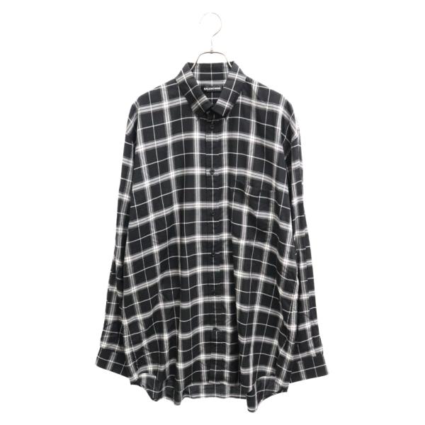 BALENCIAGA バレンシアガ Back Logo Check L/S Shirt バックロゴ BALENCIAGA バレンシアガ Back Logo Check L/S Shirt バックロゴ