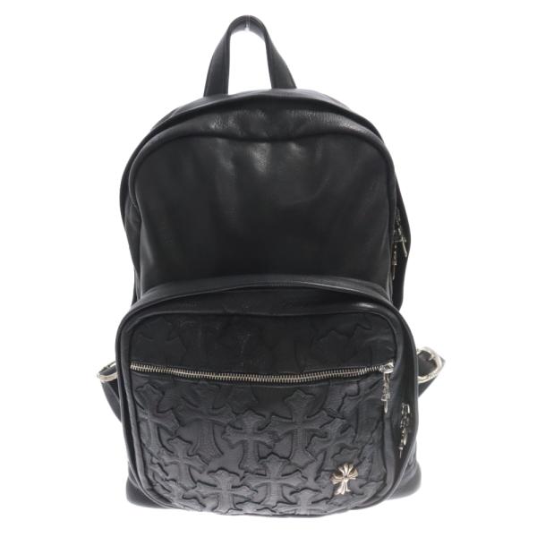 クロムハーツ キャンパス レザー リュック CHROME HEARTS クロムハーツ レザー バックパック リュック クロス