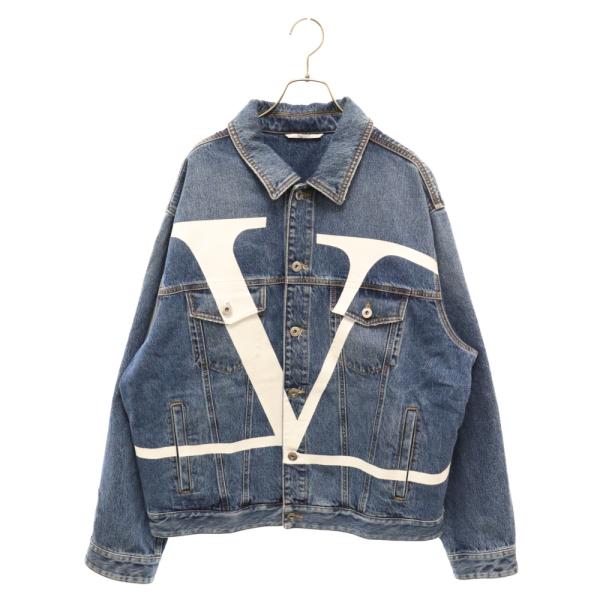 VALENTINO ヴァレンチノ ロゴ デニムジャケット WV3DC01J7L0 VALENTINO ヴァレンチノ ロゴ デニムジャケット WV3DC01J7L0