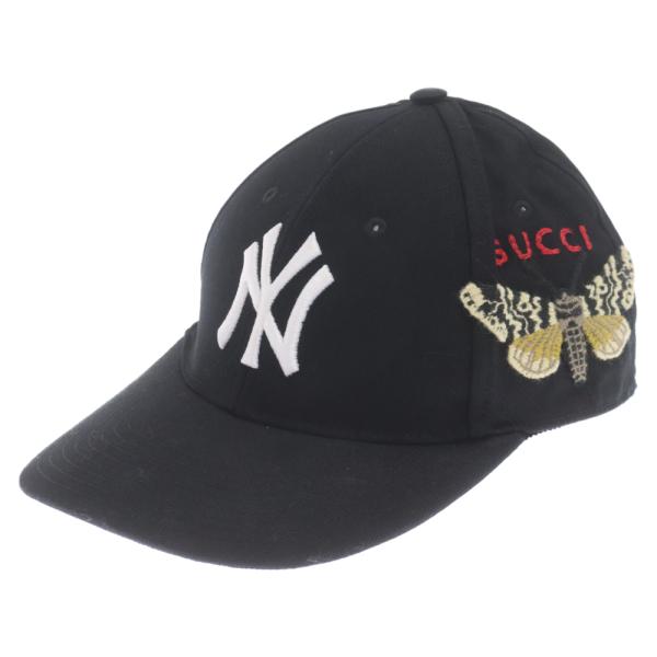 GUCCI グッチ NY ニューヨークヤンキース 帽子 キャップ GUCCI（グッチ） 18AW ×New York Yankees ニューヨークヤンキース