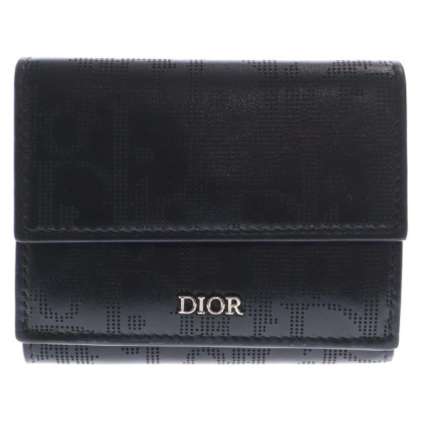 DIOR (ディオール) オブリーク ギャラクシー レザー三つ折り財布 DIOR (ディオール) オブリーク ギャラクシー レザー三つ折り財布