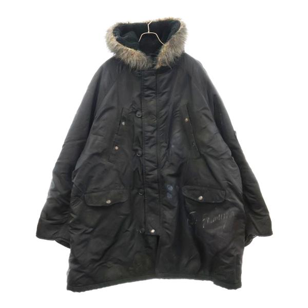 BALENCIAGA バレンシアガ ファー 中綿入り ミリタリー モッズコート BALENCIAGA バレンシアガ ファー 中綿入り ミリタリー モッズコート