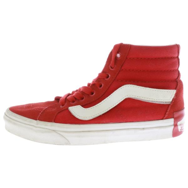 VANS ヴァンズ SK8-HI スウェード ハイカットスニーカー レッド VANS ヴァンズ SK8-HI スウェード ハイカットスニーカー レッド