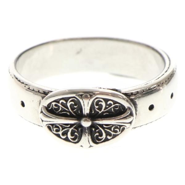 CHROME HEARTS クロムハーツ BELTED OVAL RING SML スモール CHROME HEARTS クロムハーツ BELTED OVAL RING SML スモール