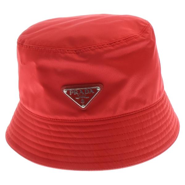 PRADA プラダ Re-Nylon リサイクルロゴプレートナイロンバケットハット