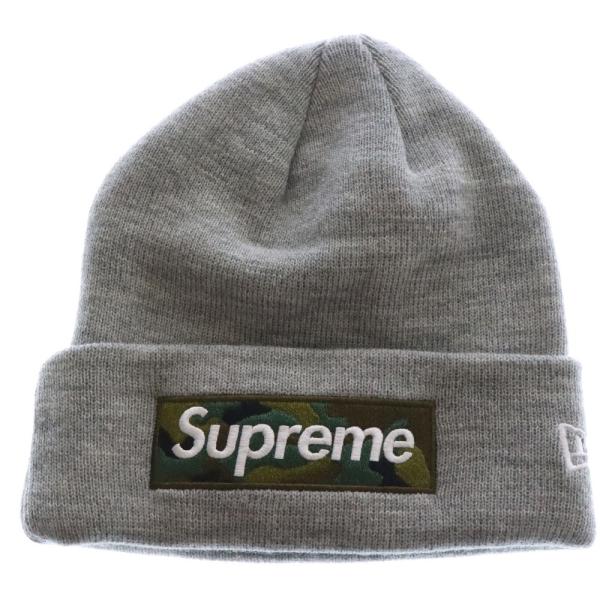 Supreme NEWERA カモフラージュ ニット帽 Supreme SUPREME シュプリーム 23AW × NEW ERA Box Logo Beanie