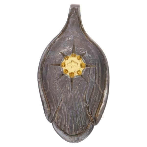 goro's ゴローズ K18付きスプーン ペンダントトップ シルバー/ゴールド