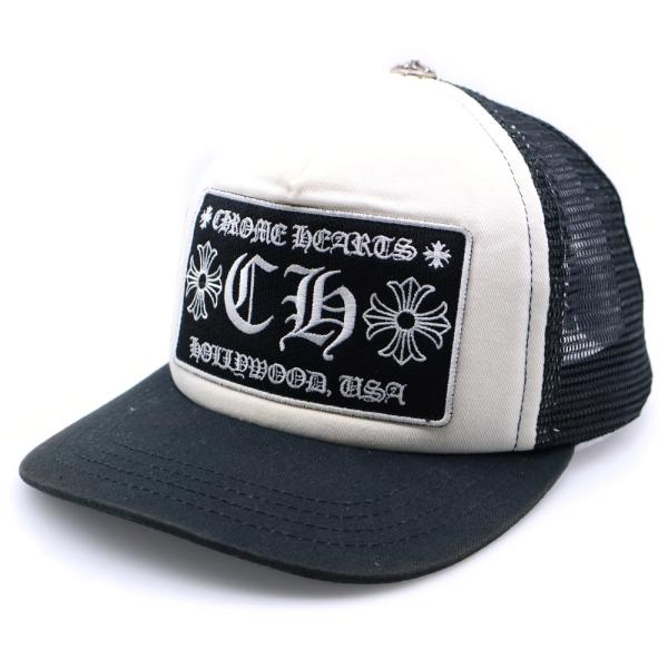 クロムハーツTRUCKER CAP CHパッチメッシュトラッカーキャップ 帽子 CHROME HEARTS クロムハーツ TRUCKER CAP CHパッチメッシュ