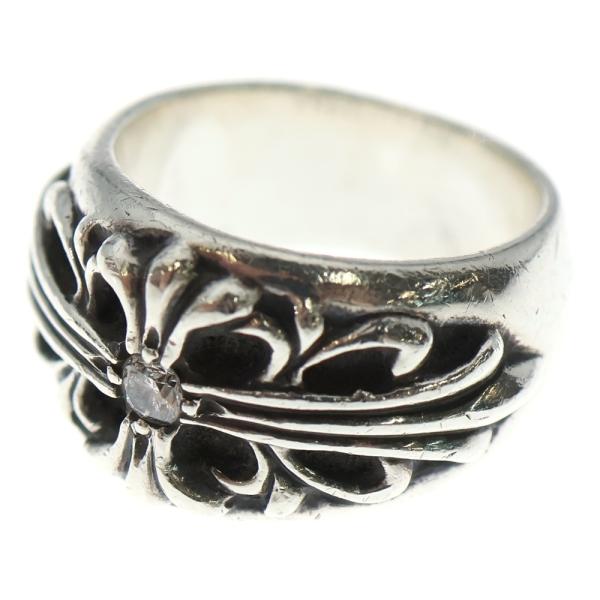 Chrome hearts ★クロムハーツ フローラルクロスリング 1ダイヤ CHROME HEARTS（クロムハーツ） FLRL CRS 1DIA フローラルクロスリング