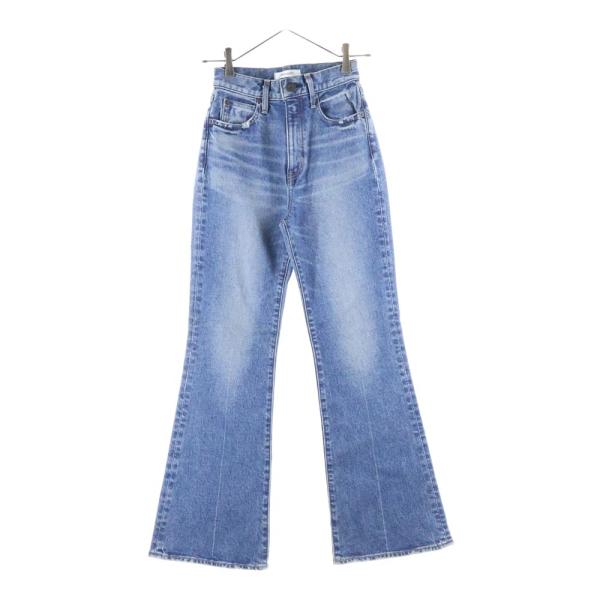 MOUSSY（マウジー） フレアデニムパンツ インディゴ レディース