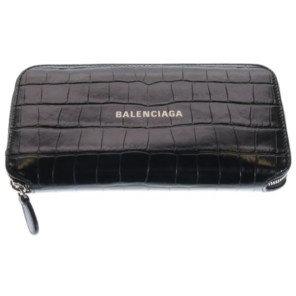 BALENCIAGA（バレンシアガ） CASH CONTINENTAL WALLET 型押し