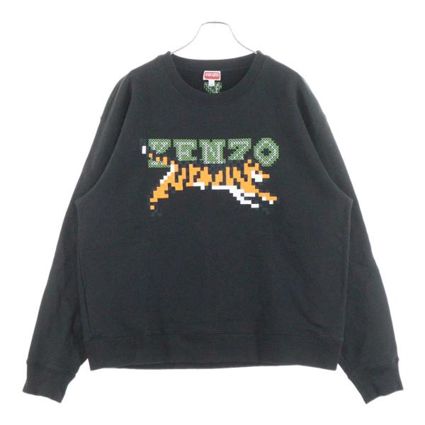 KENZO（ケンゾー） 23SS PIXEL TIGER CREW NECK SWEAT ピクセル