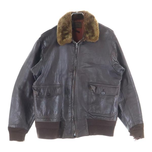 VINTAGE ヴィンテージ 40s WILLIS &  INC社製 M-422a 襟USNステンシル 半円TALON コの字 フライトジャケット VINTAGE ヴィンテージ 40s WILLIS & GEIGER INC社製 M-422a 襟USN